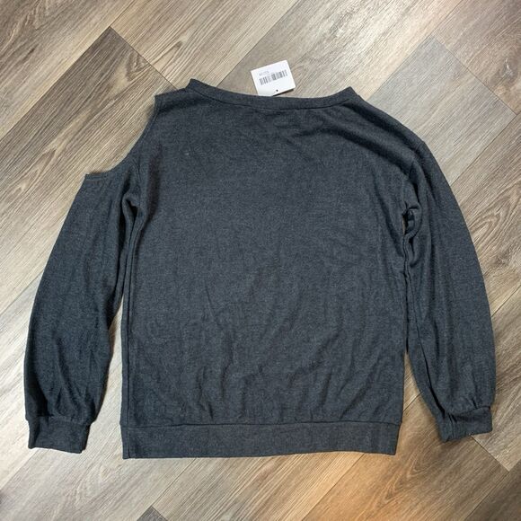 WHITE BIRCH Ladies' Small OVERSIZED KNIT TOP Gray - Picture 8 of 8